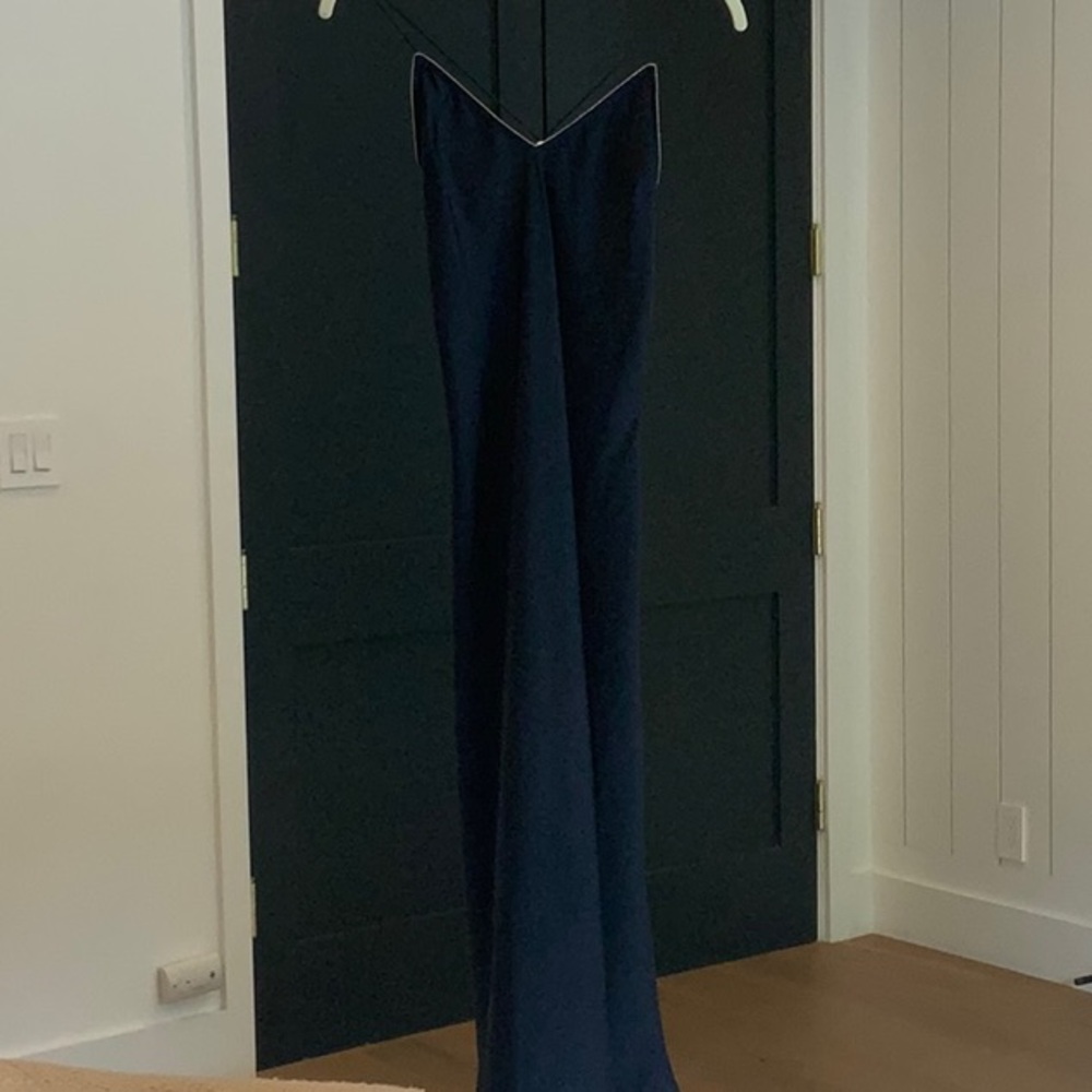 ba&sh silk slip dress midi